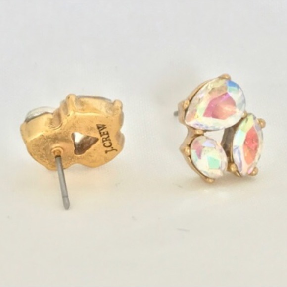J. Crew Jewelry - J.Crew Iridescent Crystal Stud Earrings